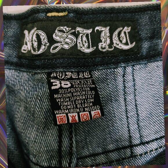 Men's Bootleg Jeans Size 38" x 32" Very Unique - Picture 2 of 9